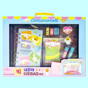 빅 내꾸야 다꾸 BAG 세트 시나모롤 다이어리 꾸미기 다꾸세트 스티커 떡메모지 도장 예쁜 이쁜 문구