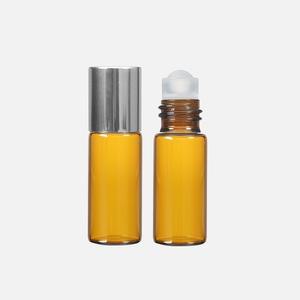 롤온 향수용기 공병 실버 뚜껑 브라운 3ml 30개