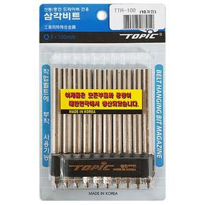 금성 전동 충전 드라이버전용 삼각비트10P (TTR-100) 드라이버비트 드라이버비트날 드라이버비트세트 삼각