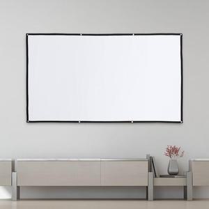 [XBHI9I1P]이동형 빔프로젝터 스크린 221x 125cm 169 비율