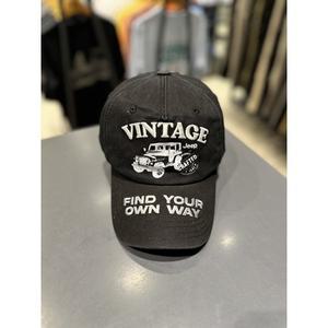 [지프](김해점)[국내백화점전용[JEEP]24F/W 지프 빈티지 엠보자수 CAP