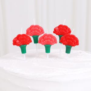 파티초 카네이션 케이크초 생일 어버이날 장식