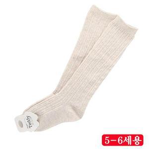 [XBIHM5M9]베이지 56세 2켤레 꽈배기 니삭스 아동 양말