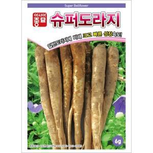 아시아종묘 씨앗 도라지 슈퍼도라지 500g