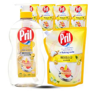 프릴 베이킹소다 퓨어레몬 본품 700ml 1개 + 리필 1L 5개