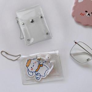 [BZJKRZ9Q_4B]PVC 카드 지갑 홀더 키링 2종1택 옵션 1