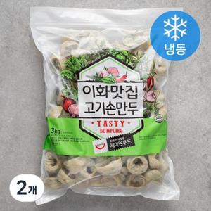 세미원 이화맛집 고기손만두 (냉동) 3kg, 2개 one option