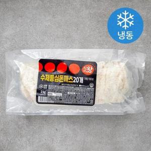 식자재왕 수제 등심돈까스 (냉동) 2kg, 1개 one option