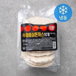 식자재왕 수제 등심돈까스 (냉동) 1.3kg, 1개 one option