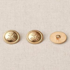 원단마트 32-889 바로크 금장 단추 25mm
