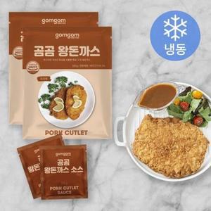 곰곰 왕돈까스 330g + 소스 150g (냉동) 480g, 2세트 one option