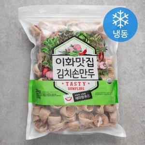 세미원 이화맛집 김치손만두 (냉동) 3kg, 1개 one option