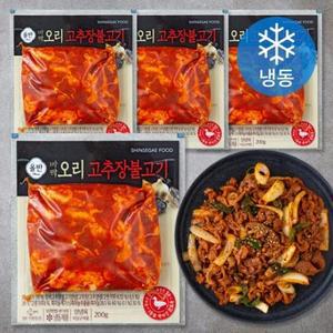 올반 바짝오리 고추장불고기 (냉동) 200g, 4팩 one option