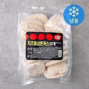 식자재왕 치즈 등심돈까스 (냉동) 1.6kg × 1개