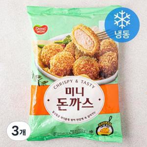 동원 미니 돈까스 (냉동) 900g, 3개 one option