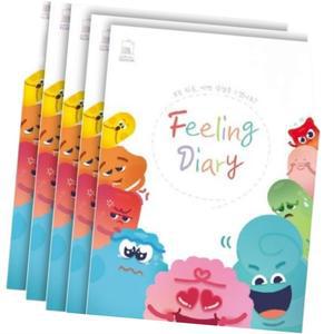 아이러브풀문 감정 일기장 5권 세트 초등학생 유치원 일기 스티커 15장 포함 212747