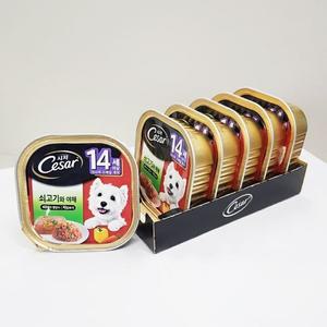 시저 시니어 14세이상 (소고기와 야채) (100g X 24개) (WFGPVJI)