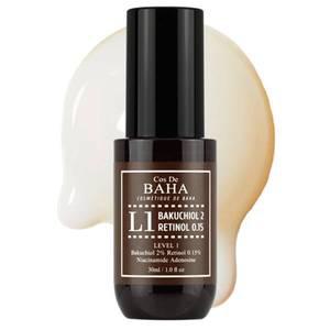 코스드바하 L1 바쿠치올 20000ppm 레티놀 5000IU 비타민A 앰플 세럼 30ml