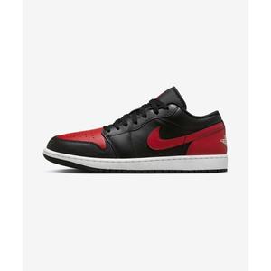 나이키 NIKE 에어 조던 1 로우 M - 블랙:서밋 화이트:바시티 레드 553558-067 283187