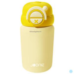주니 아기 유아 빨대컵 스테인레스 텀블러 240ml 노랑
