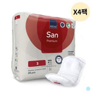 아베나 용 안심 기저귀 케어패드 중형 28매 X4팩
