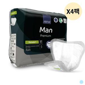아베나 용 기저귀 위생 패드 남성용 포뮬러원 4팩