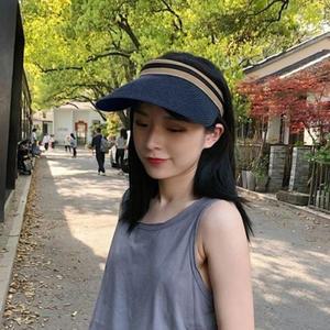 [BZJLMH4B_51CP]바캉스모자 밀짚 바이저 아이린 라탄썬캡