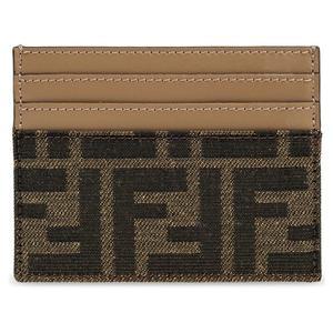 [명품]  25SS FF 자카드 로고 바게트 카드지갑 브라운 8M0445 A98P F0A6E