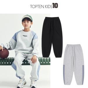 [롯데백화점]탑텐키즈 MKF1PT1202 남아) 울트라스트레치 우븐믹스 조거 스웨트팬츠