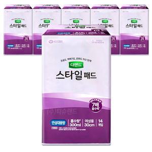 디펜드 스타일 패드 안심대용량 (여성용) 14매 x6팩 요실금 전용