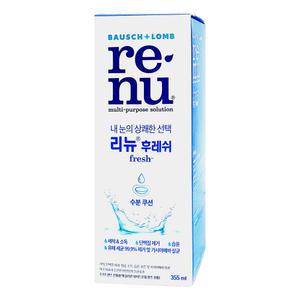 바슈롬 리뉴 후레쉬 렌즈 세정액 355ml