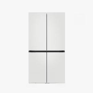 삼성전자 비스포크 4도어 905L 메탈 멜로우 화이트 (RF90DG90124W)_엠에스