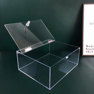 분실물 보관함 잠금장치 아크릴상자 열쇠 자물쇠 투병 헬스장 30x25x12