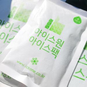 [아이스원]얼음 보냉 완제품 아이스팩 물100% 부직포 엄지 완제품 15x20 60개