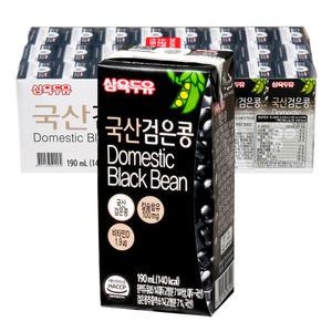 삼육식품 삼육두유 국산 검은콩 두유 190ml 72개