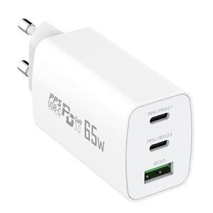 모디스 65W PD PPS GaN 3포트 초고속 충전기(스마트폰 태블릿 아이패드 노트북 맥북 멀티 고속 어댑터)