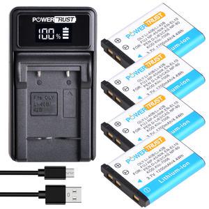 EN-EL10 Li-40B Li-42B NP-45 NP-80 배터리 LED 충전기 호환 니콘 Coolpix S60 S80 S200 S203 S210 S220 S2