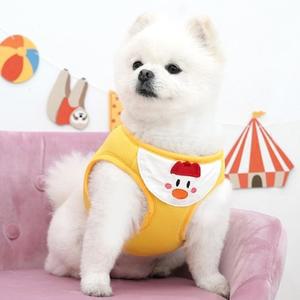 강아지 귀여운 하네스 옐로우 XL 1P 산책 가슴줄 외출 (WFH2RQ8)