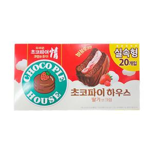 [무료배송] 오리온 초코파이하우스 딸기앤크림 680g 사무실간식 골라담기 소비기한임박
