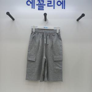 [에꼴리에]6부 카고 버뮤다 트레이닝 바지(25PT281 GY)