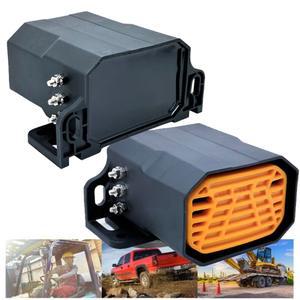 오토바이크락션 X6HF 130dB 백업 사이렌 비퍼 부저 소리 경고 알람 12V 24V 자동차 트럭 경적