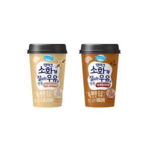 덴마크 250ml 소화가 잘되는 우유로 만든 바닐라라떼12컵+카페라떼12컵/컵커피/무배