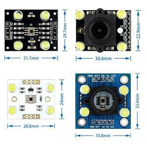 Arduino DIY 모듈용 감지기 색상 인식 센서 액세서리 DC 3-5V 입력 GY-31/GY-33 TCS34725