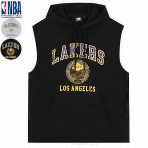 [NBA] 공용 농구팀 LA레이커스 워리어스 슬리브리스 후드 티셔츠 252_TH050