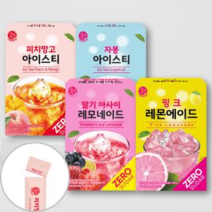 송원 우리차 제로슈가 피치망고 20T+자몽 20T+딸기아사이 20T+핑크레몬 20T