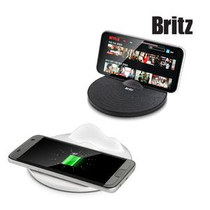 브리츠(Britz) 무선충전 스마트폰 거치대 / 휴대폰 고속충전기