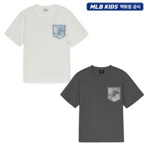 갤러리아 [MLB키즈] 빈티지 모노그램 포켓 티셔츠(7ATSMV253)