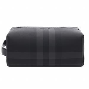 25SS 남성 체크 트래블 파우치백 (8070279 CHARCOAL 25S)