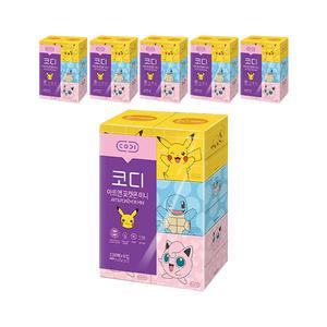 코디 아트앤 포켓몬 미니티슈, 230매, 6입, 6개
