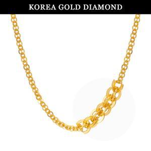 [한국금다이아몬드] 순금 목걸이 24k 금 여자 글로벌 체인 18.75g